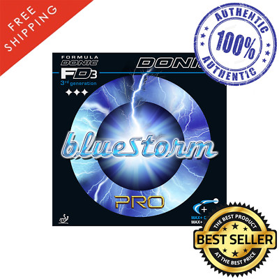 Donic Bluestorm PRO Table Tennis and Ping Pong Rubber, Ships in 10 Business Days