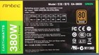 Antec EA-380D Earthwatts ATX Netzteil 380 Watt 80+   #27903