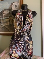Sexy Dress Symphony Women's South Beach Dress Coloful Print  Size Small