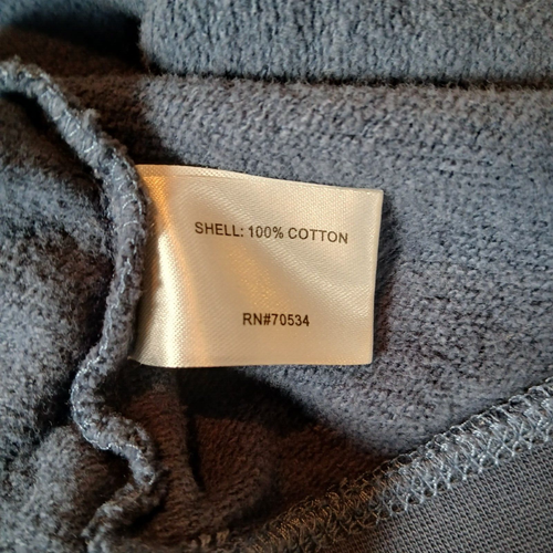 Orvis 1/4 Zip Pullover Sweatshirt Mens L Blue Gray Sweater NWOT - Picture 5 of 8