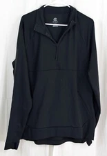 C9 Champion Men's Ponte 1/4 Zip Jacket Black Size Large