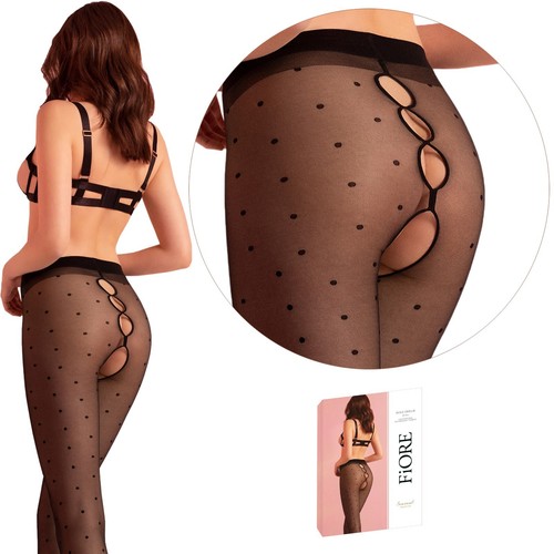 FIORE OUVVERT Strumpfhose mit Öffnung Schritt offen flache Naht S-XXL 20-80 den - Bild 10 von 52