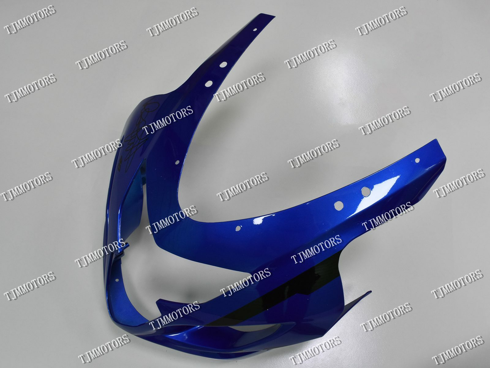 For GSXR600/750 2004-2005 ABS Injection Mold Bodywork Fairing Kit Blue Shark AGV image