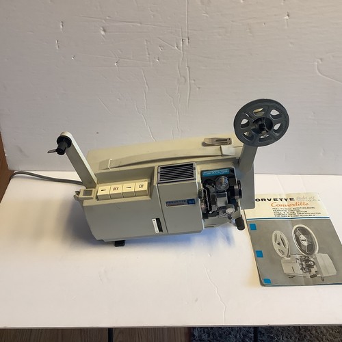 E.J. Korvette Dual 8 movie projector- Lamp And Main Drive Belt Works. - Picture 7 of 11
