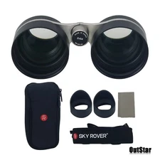 SKY ROVER 2x54 Constellation Binocular + 2 Eyepiece Covers 36° FOV Telescope