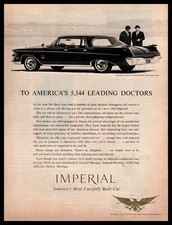 1962 Chrysler Imperial Division Crown Four-door Southhampton Vintage Print Ad
