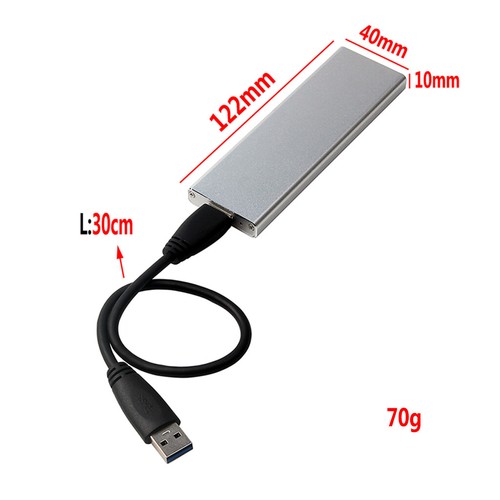 USB3.0 SSD Enclosure for MacBook Air Pro 2010/11/12/13/14/15/16/17 Original SSD - Picture 21 of 52