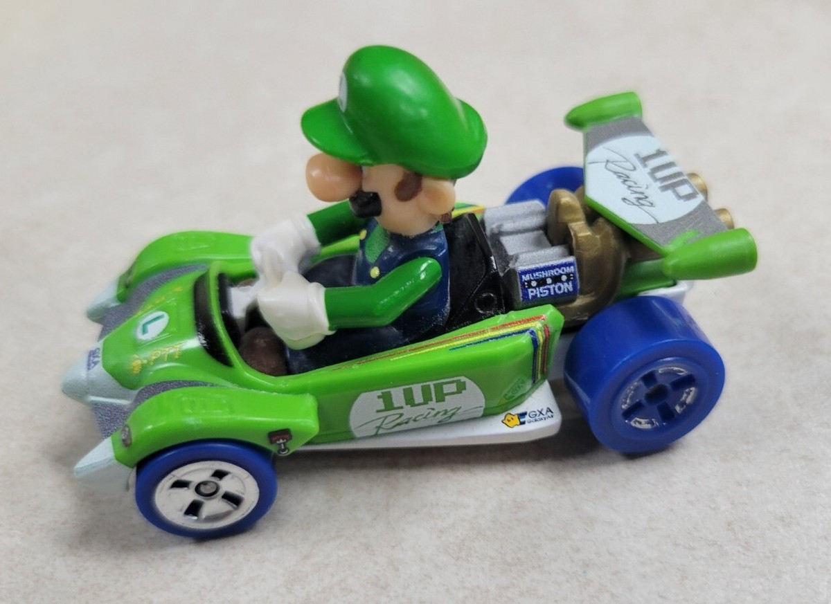 Hot Wheels Mario Kart Luigi Circuit Special Kart LOOSE Used | eBay