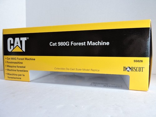 1999 VTG CAT 980G Forest Machine No. 55026 Norscot 1/50th Scale NEW IN ORIG BOX - Picture 6 of 13