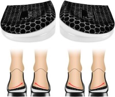 3 Layers Adjustable Supination Overpronation Insoles, Anti-Slip Medial Latera...