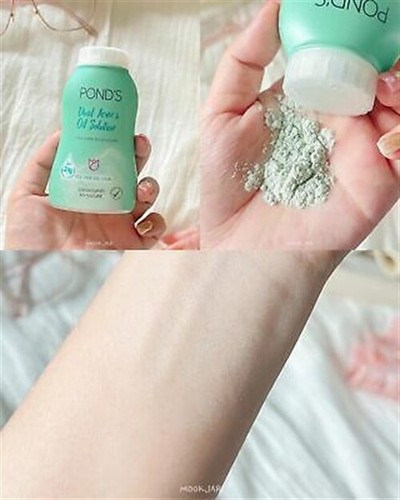 PONDS powder Dual Acne blemish Oil control UV protection cool 50 grams - Picture 2 of 5