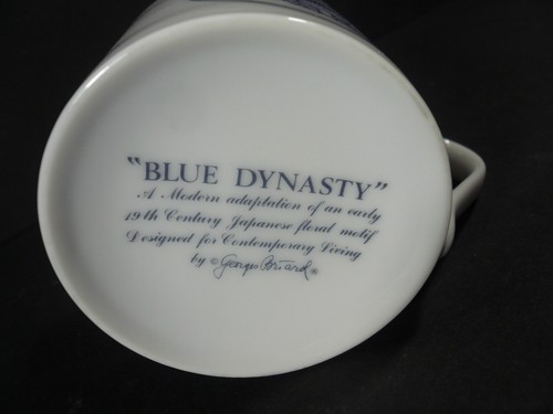 Georges Briard Blue Dynasty Japanese Porcelain Cup Mug 6 oz. - Picture 4 of 4