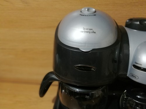 Morphy Richards Combinación Cafetera Negro y Gris Cappuccino y Espresso - Imagen 3 de 5