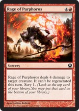 Rage of Purphoros - Foil X4 (Theros (2013)) MTG (NM) *CCGHouse* Magic