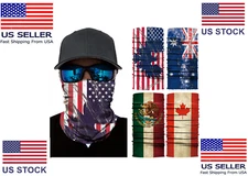 Country Flag Neck Gaiter Bandana Balaclava Face Cover Biker Masks 