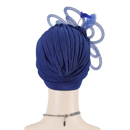 Afrikanische Frauen Hijab Headwrap nigerianische Kopfbinde Hochzeit Party Hut Aso Oke Turban - Bild 11 von 23