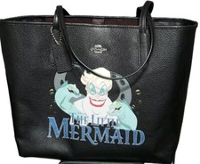 NWT Disney X Coach City Tote With Signature Canvas Interior Ursula 