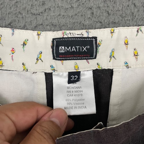 Matix Shorts Mens Size 32 Brown Chino Pockets Skater Casual Dad Outdoor - Picture 5 of 8