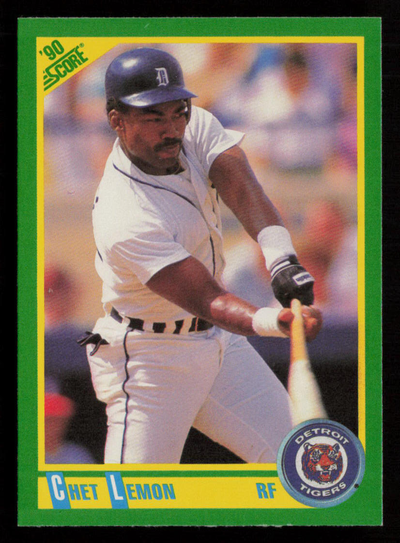 Chet Lemon 1990 Score #106 Detroit Tigers Baseball Card