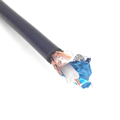UHF PL-259 męski na męski kabel koncentryczny anteny radia cb 50Ohm RG58 nowy - Zdjęcie 3 z 8