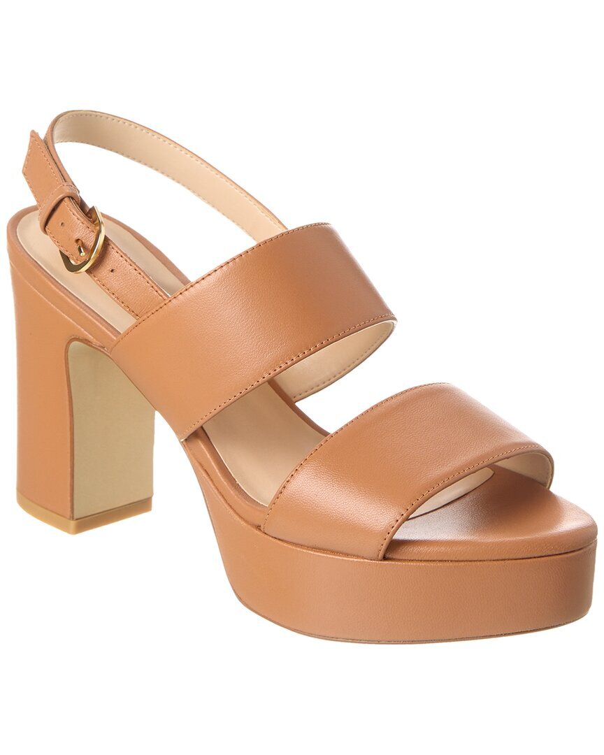 Женские кожаные сандалии на платформе Stuart Weitzman Ono