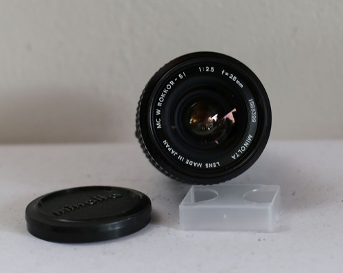 Objetivo Minolta MC W Rokkor SI - 28 mm 1:2,5 casi como nuevo - Imagen 3 de 3