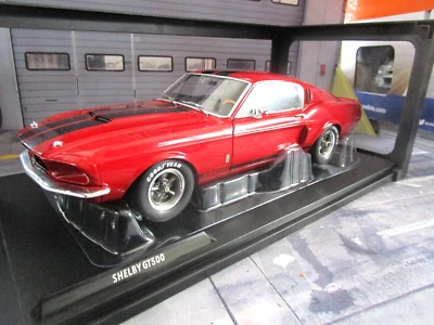 FORD Mustang GT500 GT 500 Fastba Shelby Muscle Car V8  rot red 1967 Solido  1:18 - Bild 1 von 4