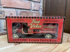 ERTL Collectibles, True Value, 1919 GMC Tanker Truck Bank 1:30 Limited Edition