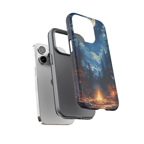 Cabin Campfire Wilderness Phone Case for iPhone, Samsung Galaxy, Pixel - 第 70/117 張圖片