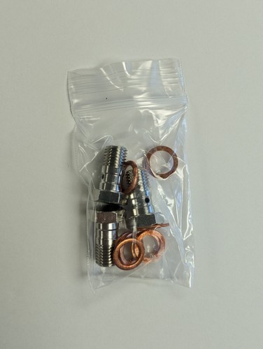 SUZUKI 1985-1986 GV 1200 GLF MADURA GALFER STAINLESS STEEL REAR BRAKE LINE KIT - Picture 5 of 7