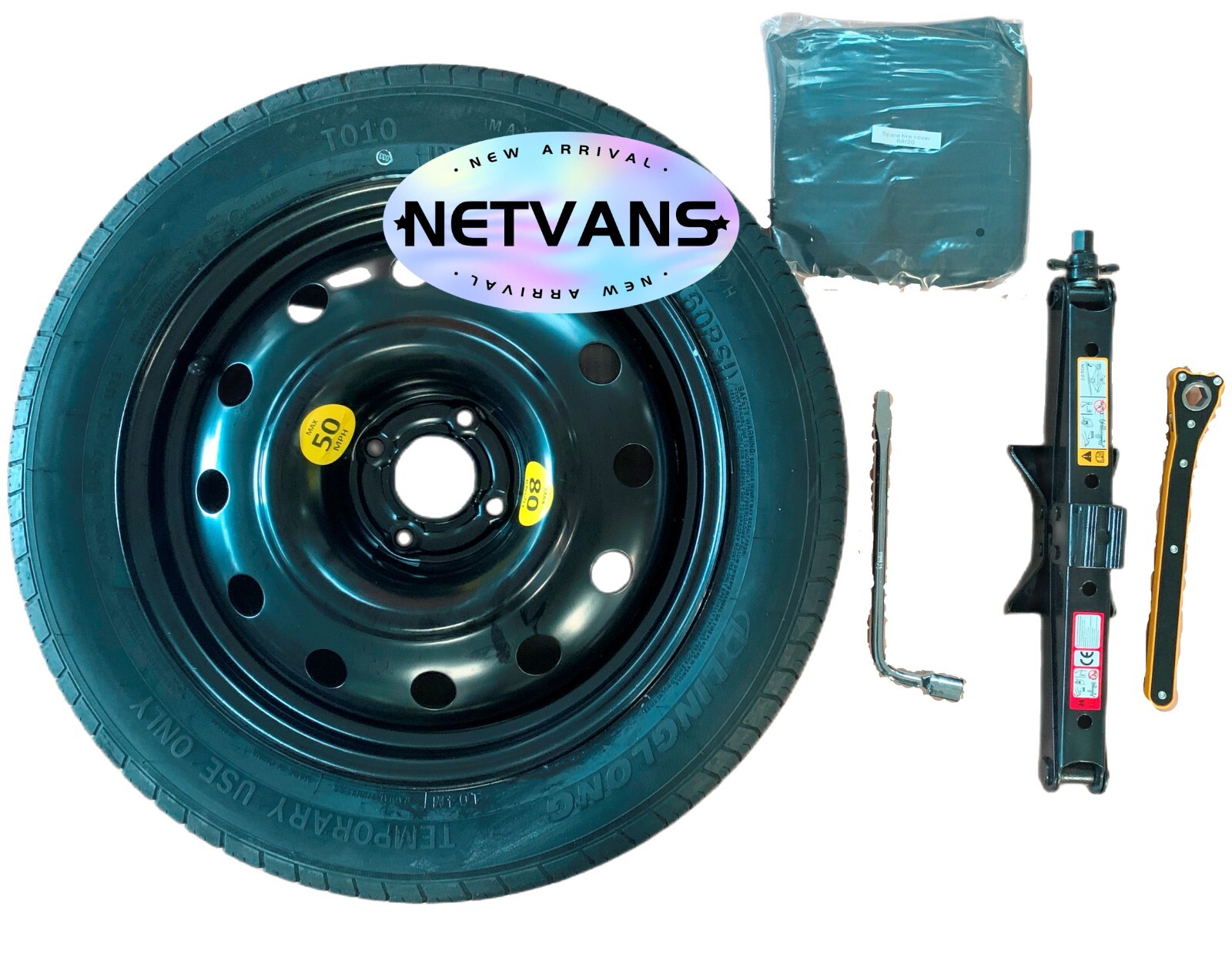 Space saver Spare Wheel 17" for Vauxhall Mokka FROM 2020 4 STUD with