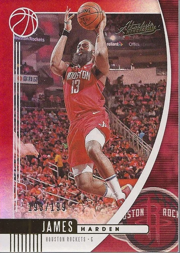 2019-20 Absolute Memorabilia Red #7 James Harden /199 - NM-MT
