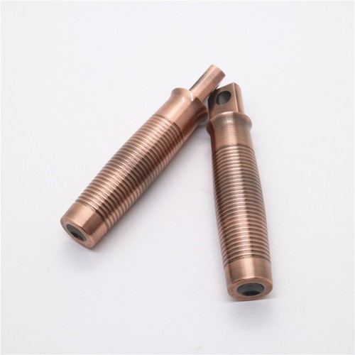 Motorcycle Copper CNC Footrest FootPeg For Harley Sportster XL 1200 883 48 - Picture 3 of 7