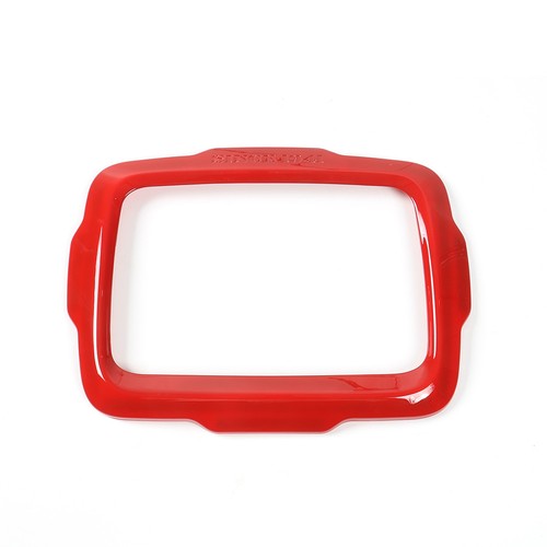 Bisel de cubierta de pantalla de navegación GPS para consola central roja para Jeep Renegade 2015-2016 - Imagen 10 de 10