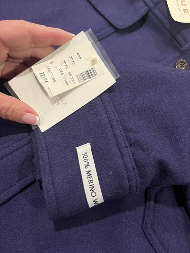 Avenue Plus Sz 22/24 Wool Flannel Essential Jacket Coat Purple New w/Tag - Picture 11 of 13