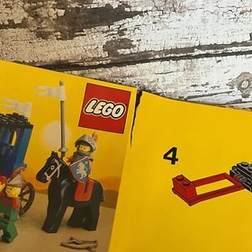 Vintage Lego Dungeon Hunters 6042 MANUAL ONLY + Mini Product Catalogs