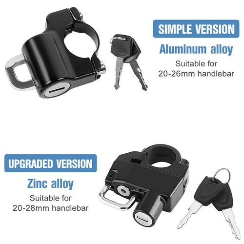 Anti-Theft Simple / Upgraded Version Bicycle Helmet Security Lock Rustproof M8L1 - Picture 1 of 13