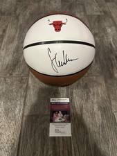 STEVE KERR SIGNED CHICAGO BULLS BASKETBALL JSA COA AUTOGRAPHED AUTO
