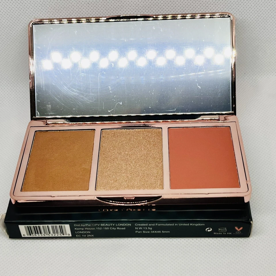OPV Beauty Glow Perfect Face Palette Shade 3 | Blush Bronzer Highlighter NIB - Image 3 of 4