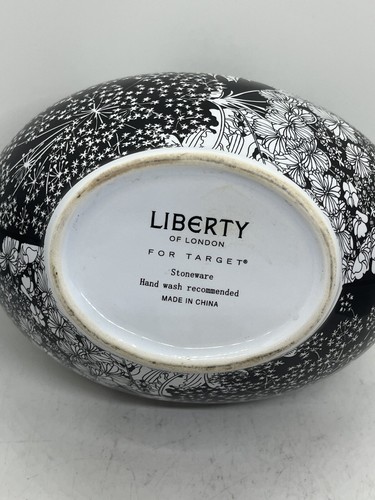 Liberty Of London For Target Black And White Floral Teapot W/Lid EUC - Picture 24 of 24