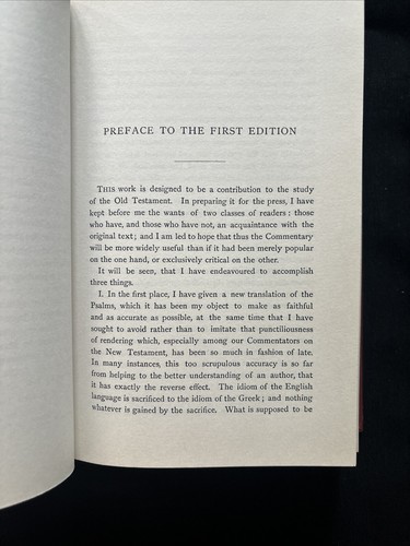 The Book of Psalms by J. J. Stewart Perowne (1966, Hardcover) Vol.1 - Bild 6 von 14