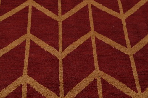 Alfombras de enrejado marroquí de lujo anudadas a mano sala de estar 8x10 pies - Imagen 7 de 16