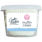 1000Pc WHITE MUFFIN CASES Classic Standard 7cm Deep Cup Fairy Cake Cupcake Bulk