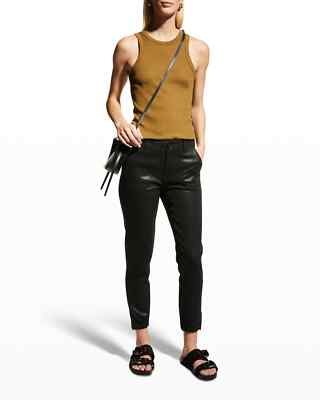 PAIGE 273520 Women Mayslie Coated Joggers Black size 30 | eBay