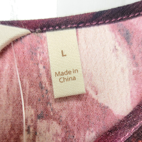 Weiche Umrandung Blumen Stufen Maxi Natur Romantik Kleid Gr. L Herbst fließend Boho - Bild 13 von 15