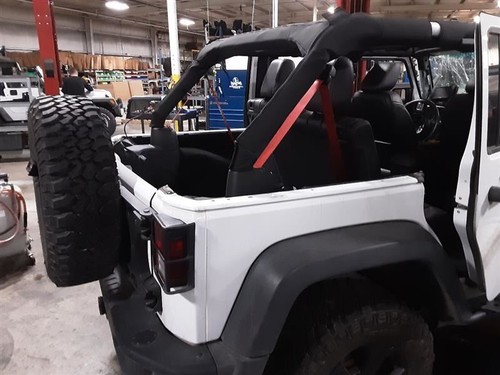 Jeep JK Wrangler Rubicon Recon Passenger Rear Inner Door Panel 2017 2018 89267 - Picture 18 of 24