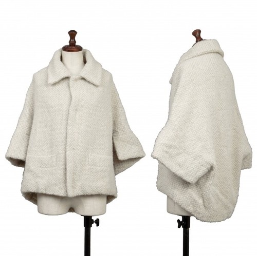 Yohji Yamamoto FEMME Tweed Knit Cape Jacket Size 1(K-138856)