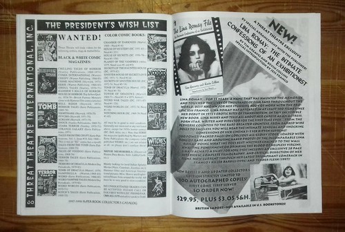 2 THR3AT TH3ATR3 Catalogues RARE Exploitation Horror Macabre Necro B0nd@g3 FILMS - Picture 6 of 8