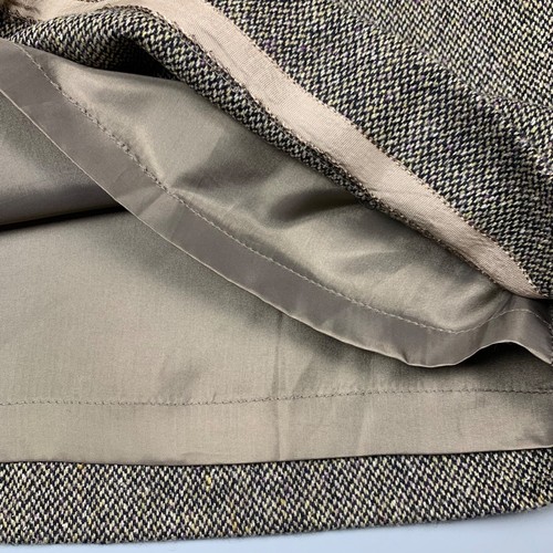 Falda Eddie Bauer Mujer 12 Marrón Tweed Mezcla Lana Academia Otoño - Imagen 6 de 9