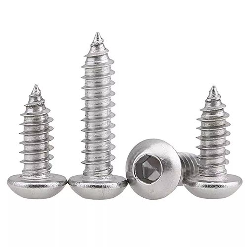 304 Hexagon Socket Self-Tapping Cylindrical Head Screws Flat Head Screws M2 M10 - Picture 5 of 97